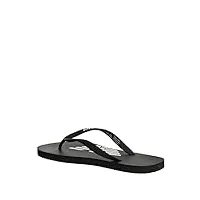 emporio armani tongs homme chaussons de plage ou de piscine article xvqs06 xn746 shoes beachwear, 00002 black + white, 41