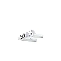 versace jeans couture homme mule white 40 eu