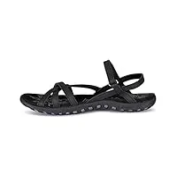 trespass - sandales kimbra - femmes (40 fr) (noir)