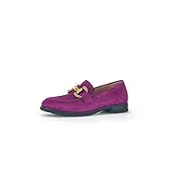 gabor femme chaussures basses, dame mocassin,chaussons,semelle intérieure amovible,pantoufles,loafer,violet (malve) / 28,37.5 eu / 4.5 uk