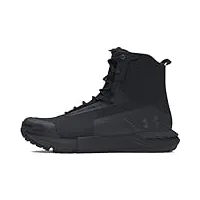 under armour ua charged valsetz bottes tactiques pour hommes, chaussures de randonnée confortables, noir/noir/gris