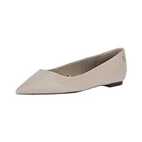 tommy hilfiger femme essential pointed ballerina fw0fw07863 ballerines, gris (smooth taupe), 40 eu