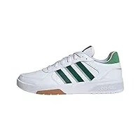 adidas homme courtbeat court lifestyle chaussures basket, nuage blanc collegiate vert gris, 44 eu
