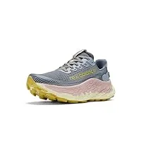 new balance chaussures de course fresh foam x more trail v3trail pour femme, gris arctique/rose orbe/arbre à thé, 39.5 eu