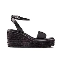 calvin klein classic espadrille femme sandales noir 37 eu