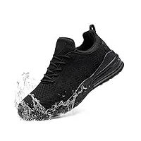 larnmern imperméables baskets de chaussures homme chaussure cuisine antidérapantes légères et confortables running outdoor casual fitness(noir,44)