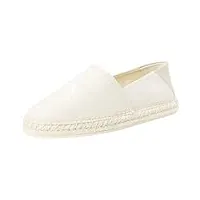 calvin klein jeans femme espadrilles chaussures en toile, blanc (creamy white/eggshell), 39