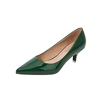 minetom escarpins femme pumps talon haut bout pointu bureau chaussures Élégante mode fête soiree mariage chaussures b vert 43 eu