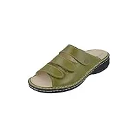 finn comfort hellas gator (vert) – mules – chaussures pour femme – mules / tongs en cuir (sierra), vert, 39 eu