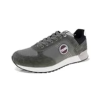 scarpe uomo colmar sneaker travis authentic 004 suede/ tessuto military green/ grey/ black u24co03 42