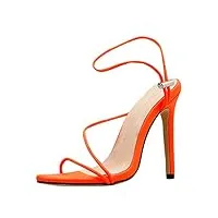 allbestop chaussure a talon,espadrilles compensées talon aiguille sexy chaussures confortables femme chausson femme 38 mules femmes chausson cuir enfant(orange,37)