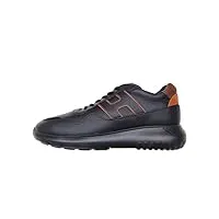 hogan chaussures homme sneakers interactive3 en cuir hxm3710am24s9a642h noir, noir , 41.5 eu