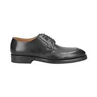 magnanni chaussures à lacets 25413 en cuir lisse noir pour homme, noir , 41.5 eu