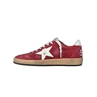 golden goose chaussures de sport homme vintage ball star 40410 rouge foncé, rouge, 45 eu