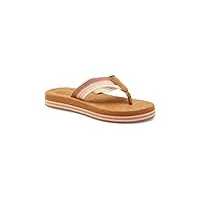 roxy colbee hi - sandals for women - sandales - femme - 37 - marron