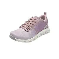 jomix baskets femme chaussures de course chaussures de sport sneakers femme fitness légères confortable (violet, 37)