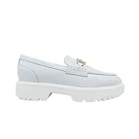 nero giardini chaussures femme e406320d mocassins casual confortable en cuir blanc