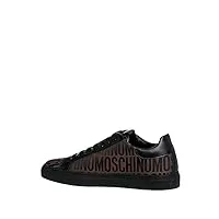 moschino homme logo basket brown - black 44 eu
