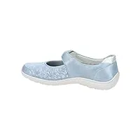 waldläufer chaussures pour femme - ballerine - mary jane henni, bleu clair, 42.5 eu large