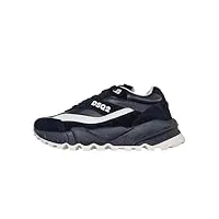 dsquared2 chaussures homme sneakers free m063 noir et blanc, noir , 42 eu