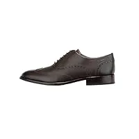 strellson - chaussures à lacets jones new harley brogue lacets up xt5 en marron foncé pour homme, marron foncé, 43 eu