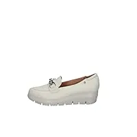 stonefly 220757 steam gris blanc chaussures femme mocassins chaîne 37