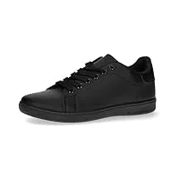 basket mode pour femme à lacets - sneaker bas confortable casual 37 eu noir