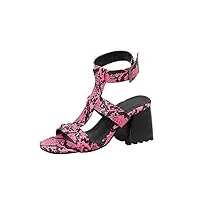 allbestop escarpins femme chaussures de travail Élégantes,escarpins+femme chaussure blanche sandale compensée chaussures de tennis femme femme sandale heels dance shoes(rose vif,37)