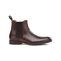 bexley chelsea boots homme cuir chocolat