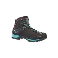 chaussures de randonnée salewa chaussures de randonnée femme mountain trainer mid gtx noires et vertes taille 40.5