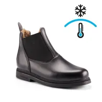 boots chaudes équitation enfant 160 warm noir - fouganza