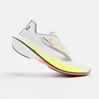 chaussures de running avec plaque carbone homme kiprun kd900x blanche - kiprun
