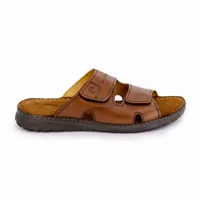 sandale v-325-ss22-124 cuir marron wilex 74 t40-46 homme pierre cardin