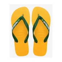 havaianas brasil logo flip flops jaune eu 47-48 homme