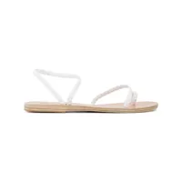 ancient greek sandals braided eleftheria strappy sandals - blanc