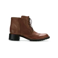 sarah chofakian ankle boots - marron