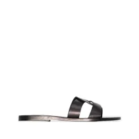 ancient greek sandals sandales black desmos - noir