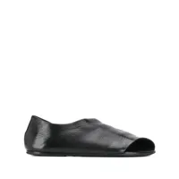 marsèll sandales en cuir à design asymétrique - noir