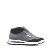thom browne baskets montantes rugby - gris