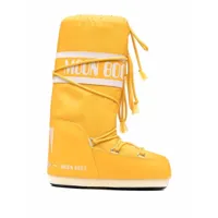 moon boot kids bottines de ski icon junior - jaune
