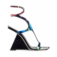 giuseppe zanotti sandales à talon sculpté 105 mm - multicolore