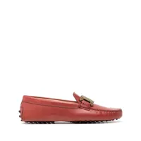 tod's mocassins kate gommino - rouge