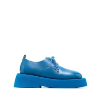 marsèll chaussures lacées à semelle épaisse - bleu