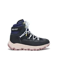 moon boot bottines tech hiker à lacets - bleu
