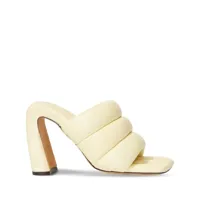 proenza schouler arc 100mm quilted mules - tons neutres