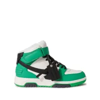 off-white baskets montantes out of office - vert