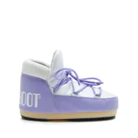 moon boot bottines matelassées à design bicolore - violet