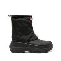 kenzo x hunter boots à patch logo - noir