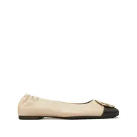 tory burch ballerines claire - tons neutres