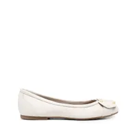 see by chloé ballerines chany en cuir - tons neutres